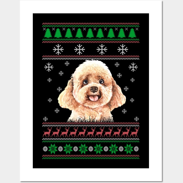 Poodle ugly christmas sweater hotsell